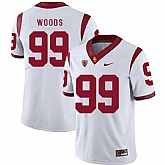 USC Trojans 99 Antwaun Woods White College Football Jersey Dzhi,baseball caps,new era cap wholesale,wholesale hats